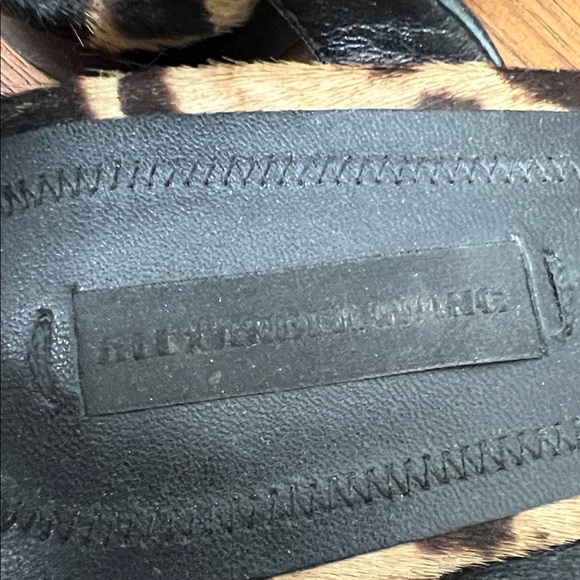 Alexander Wang Leopard Print Sandals - Picture 3 of 5